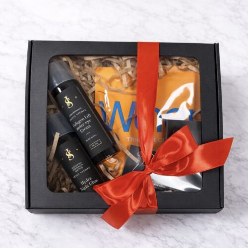 Veido ir paakių kremų bei lakštinės veido kaukės rinkinys