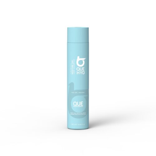 QUE HYD Moisture Dry Hair Shampoo - Drėkinamasis šampūnas sausiems plaukams su Aloe Vera ir Panthenol