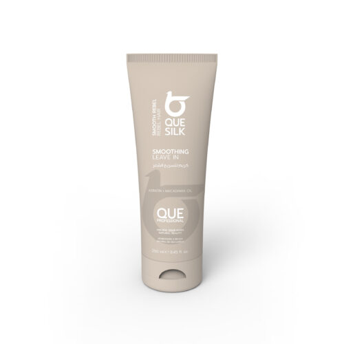 QUE SILK Smoothing Leave-In – glotninantis nenuplaunamas kremas plaukams