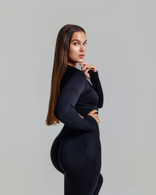 Juodas formuojantis 2-jų dalių komplektas