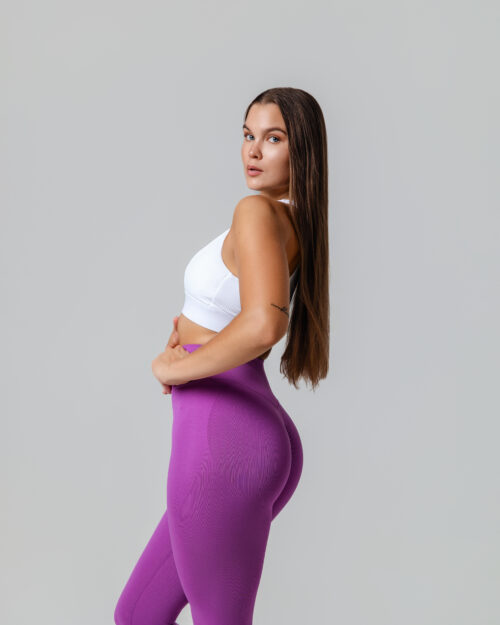 Violetinės spalvos - Push-Up formuojančios tamprės