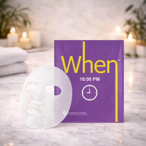 When 10:00 PM - Drėkinamoji lakštinė veido kaukė