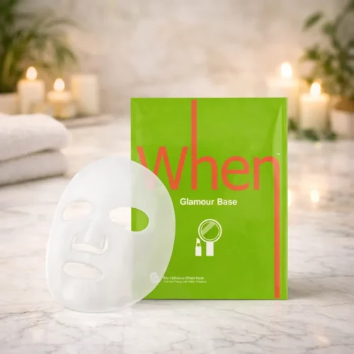When® Glamour Base stangrinanti bioceliuliozinė - Paruošiamoji veido kaukė