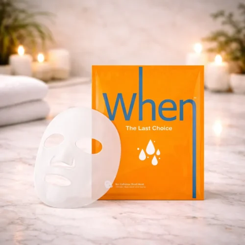When The Last Choice - Drėkinamoji lakštinė veido kaukė