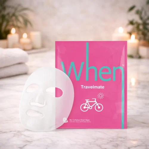 When TRAVELMATE - Drėkinamoji lakštinė veido kaukė