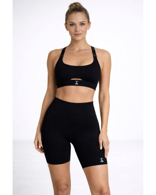 Juodos spalvos - Formuojantis sportinis komplektukas