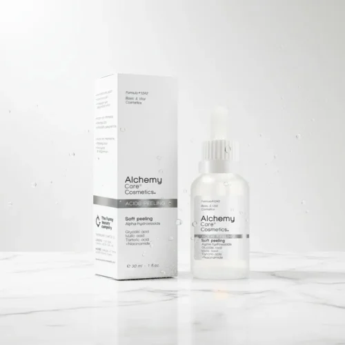 Soft Peeling AHA - švelnus rūgštinis šveitiklis skaistesnei, lygesnei odai su niacinamidu (30 ml)