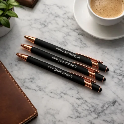 Juodų rašiklių rinkinys 3vnt