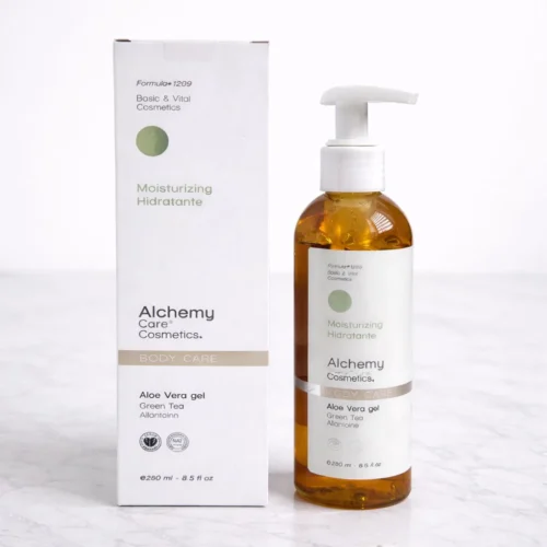 Alchemy Care Moisturizing Aloe Vera Gel - Drėkinamasis kūno gelis su alaviju, žaliosios arbatos ekstraktu ir alantoinu 250 ml