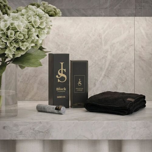 Vyriškas „Premium Care“ rinkinys + dovana didelis bambuko rankšluostis , vyriški kvepalai 10 ml